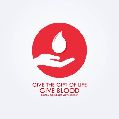 Kan kampanyası illüstrasyon tasarımı bağışla