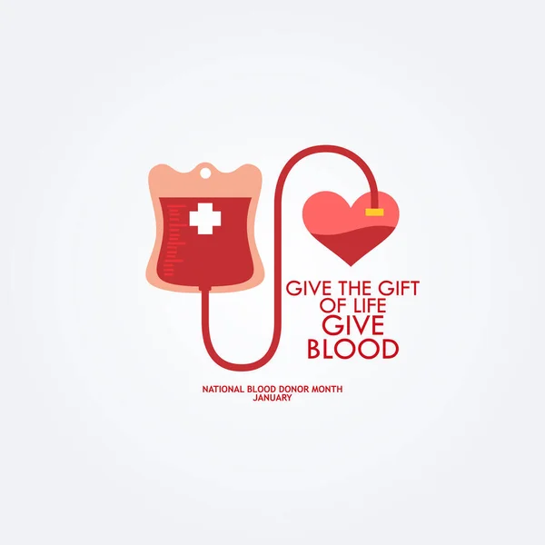 Ilustração Vetorial Doação Sangue Salvar Vida Ser Herói — Vetor de Stock