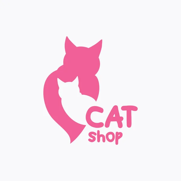 Love Pet Logo Design Template Inglês Design Moderno Estilo Plano — Vetor de Stock