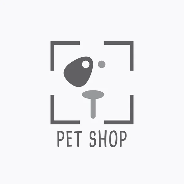 Pet Care Logo Template Design Vector — Vetor de Stock
