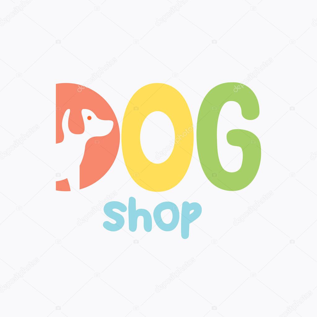 Logo for pet shop or animal clinic