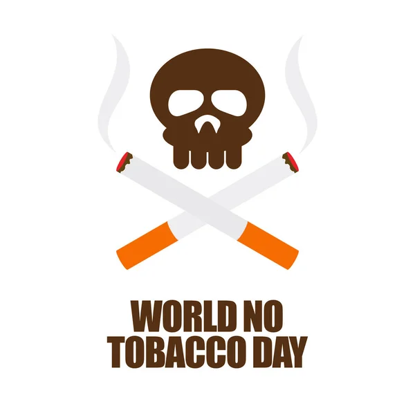 stock vector World no tobacco day concept template, poster or banner Vector illustration. World anti tobacco day concept background.