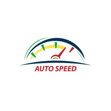 Basit dizayn şablonu vektörüyle araba logosu