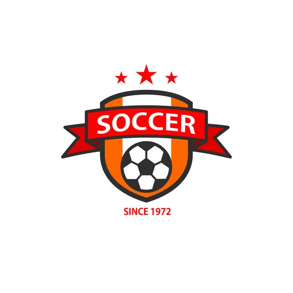 Modern Professionell Logo För Fotbollsturnering — Stock vektor
