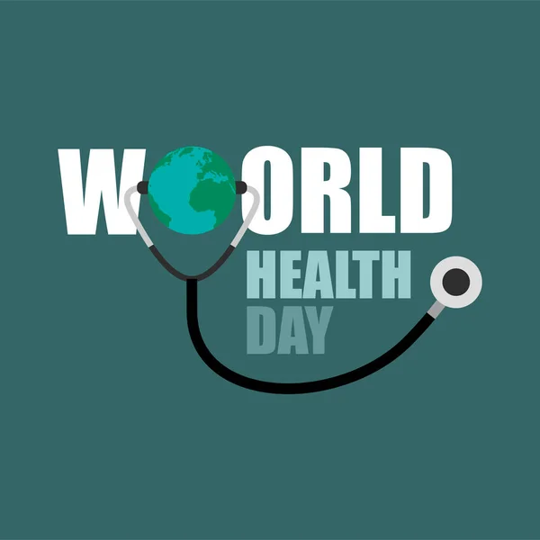 world health day our planet our health world health day world health day concept design with stethoscope