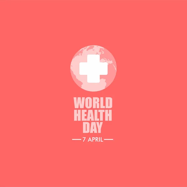 Logotipo Saúde Clínica Médico Online Dia Mundial Saúde Fundo Conceito Ilustrações De Stock Royalty-Free