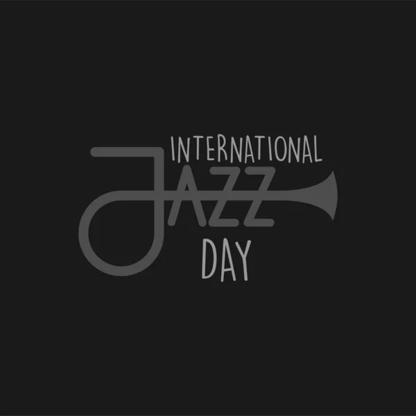 stock vector International Jazz Day illustration vector template