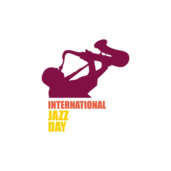 stock vector International jazz day. Logo icon vector illustration.