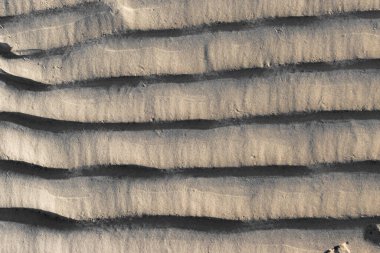 texture of the surface of the water with a small pattern of a small sand background of the water surface of the sea and sand