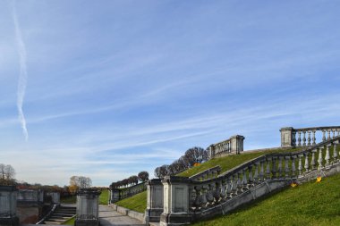 Staircase in the park of Peterhof in St.Petersburg, Russia
