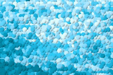 Geometrik soyut arkaplan. Beyaz arka planda soyut beyaz ve mavi geometrik daireler. Modern zarif basit daire dokusu. 