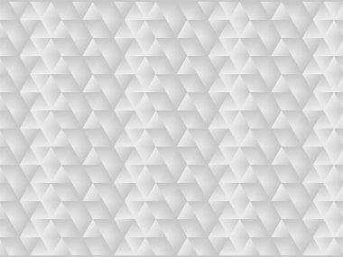 Gri üçgenlerin geometrik deseni. Soyut ışık pastel arka planı. Gri mozaik. Vektör illüstrasyonu