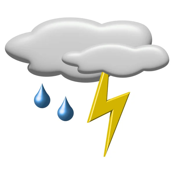 Ícones Meteorológicos Notícias Meteorológicas Ilustração Temporadas Meteorológicas Símbolos Previsão — Vetor de Stock