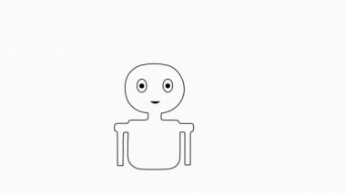 AI cyberspace robot, ChatGPT Chat with AI or Artificial Intelligence Smart AI. Artificial intelligence chatbot learning and communicating. Computer animation using Chatbot, an artificial intelligence