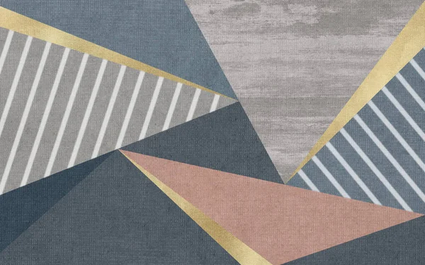 Modern simple geometric combination art pattern, abstract line art background.