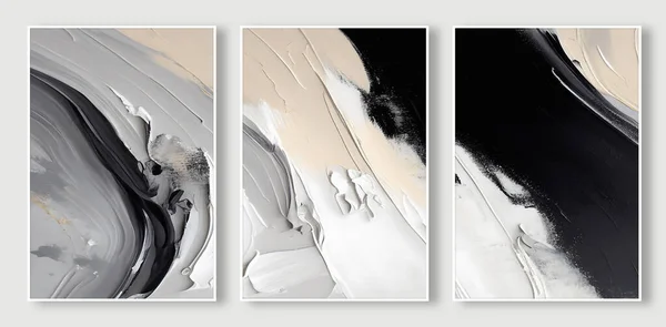 Tinta Acrílica Blanca Textura Fondo Abstracto — Foto de Stock