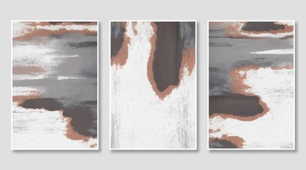 抽象的な水彩の背景のセット ウォーターカラー絵画 手塗りテクスチャ — ストック写真
