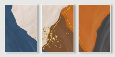 altın ve siyah mermer desen arka plan