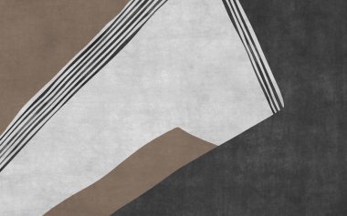 Çizgiler ve geometrik desenlerden oluşan illüstrasyon arka planı, duvar kağıdı, halı arkaplanı