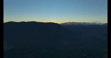 Amanecer en Pueblo Magico, Michoacan, Meksika