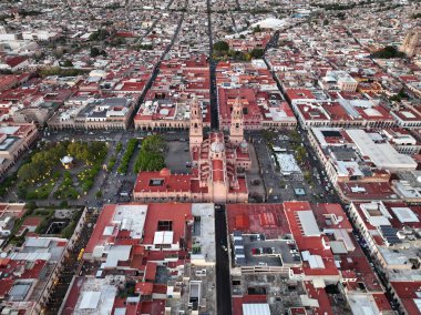 Katedral de Morelia, Michoacan vista aerea