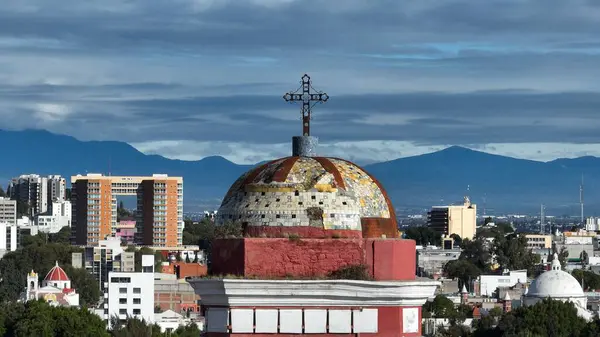 Cupula del Templo en el Centro en Puebla Mexico 