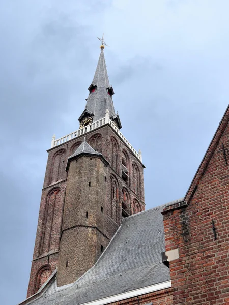 Grote Sint Janskerk Středověký Protestantský Kostel Věnovaný Svatému Janu Evangelistovi — Stock fotografie