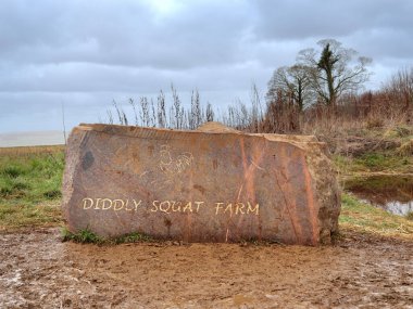 Chipping Norton, İngiltere - 12 Mart 2023: Diddly Squat Farm Shop, Jeremy Clarkson ve Lisa Hogan tarafından Cotswolds 'da açıldı.