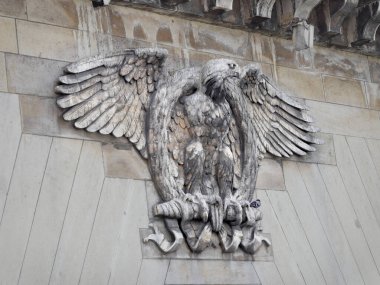 Imperial Eagles, Fransa 'nın Paris kentindeki Pont dIena Köprüsü' nün timpanasında Antoine-Louis Baryeon tarafından üretilmiştir.