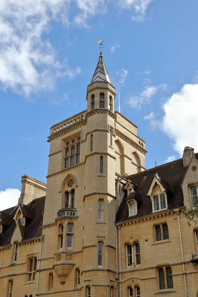 Κτίριο Front Quad Του Κολλεγίου Balliol Στο Πανεπιστήμιο Της Οξφόρδης — Φωτογραφία Αρχείου