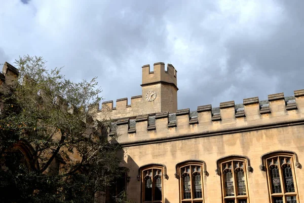 Stará Budova Knihovny Balliol College Oxfordské Univerzitě — Stock fotografie