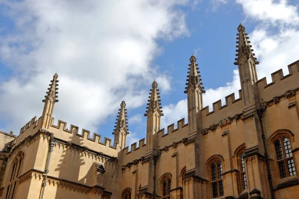 View of the north face of the Divinity School, Oxford University
