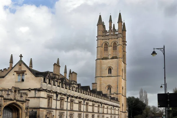 Magdalen College Tower Oxford University England — Stock Photo, Image