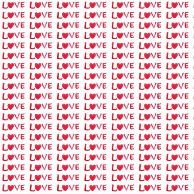 Kusursuz elle boyanmış suluboya aşk sözcüğü. Yüksek kalite fotoğraf