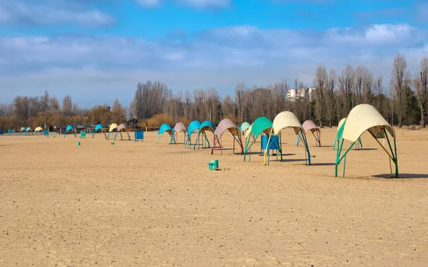 우크라이나 시에는 모래사장 — 스톡 사진
