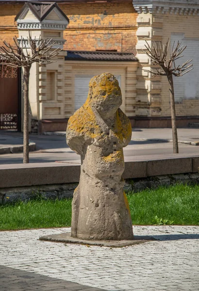 Estelas Kurgan Balbals São Estelas Pedra Antropomórficas Antigas Estátua Pedra — Fotografia de Stock