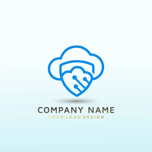 Dienstleistungen Firma Vektor Logo Design — Stockvektor