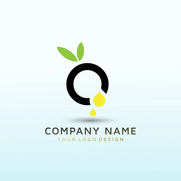 Cibo Specialmente Limone Logo Design — Vettoriale Stock