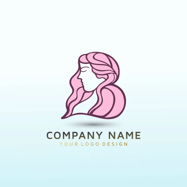 Top Salon Coiffure Sous Une Nouvelle Propriété Besoin Nouveau Logo — Image vectorielle