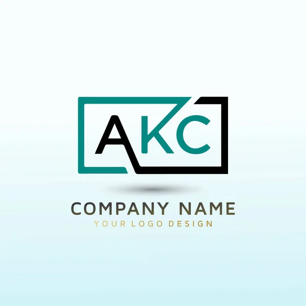 Healthcare Consulting Carta Logotipo Akc — Vetor de Stock