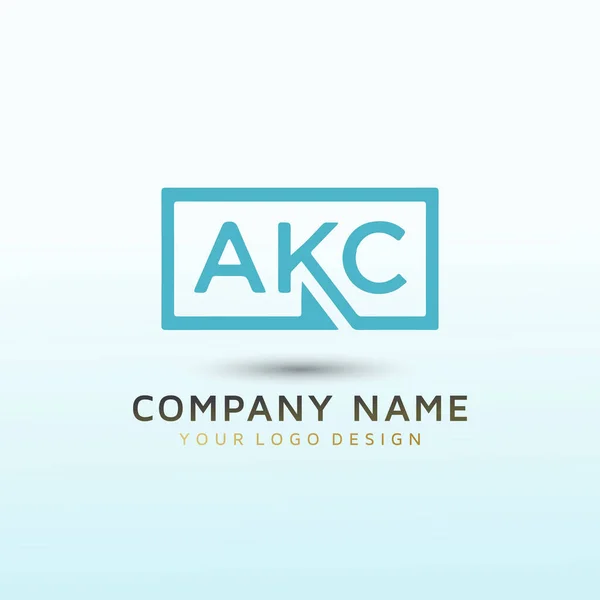 Healthcare Consulting Carta Logotipo Akc — Vetor de Stock