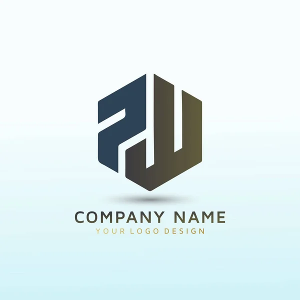 Familiale Beleggingsmaatschappij Logo Pwi — Stockvector