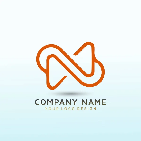 Logo Tecnología Moderna Limpia — Vector de stock