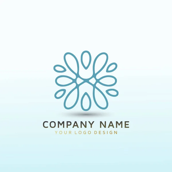 Logotipo Para Logotipo Cuidados Saúde —  Vetores de Stock