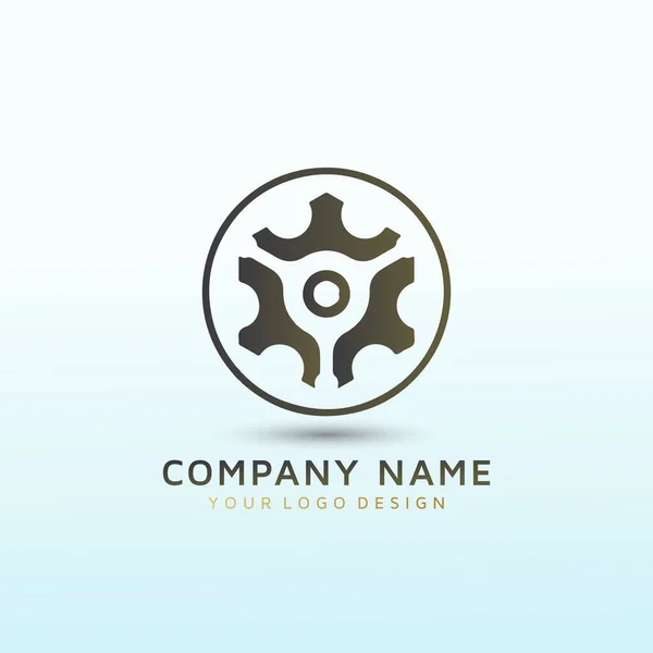 Technologie Entreprise Logiciel Logo Conception — Image vectorielle