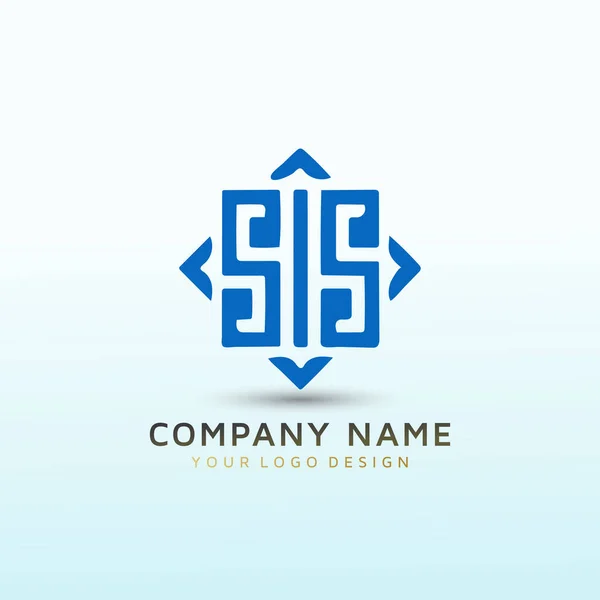 Health Insurance Agency Logo Sis — Stock Vector