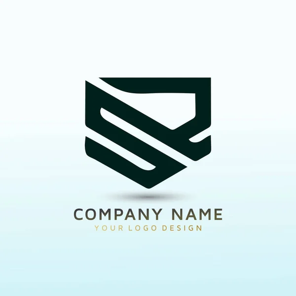 Bouwtechnologie Letter Logo Ontwerp — Stockvector