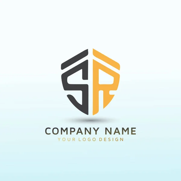 Tecnologia Costruzione Lettera Logo Design — Vettoriale Stock