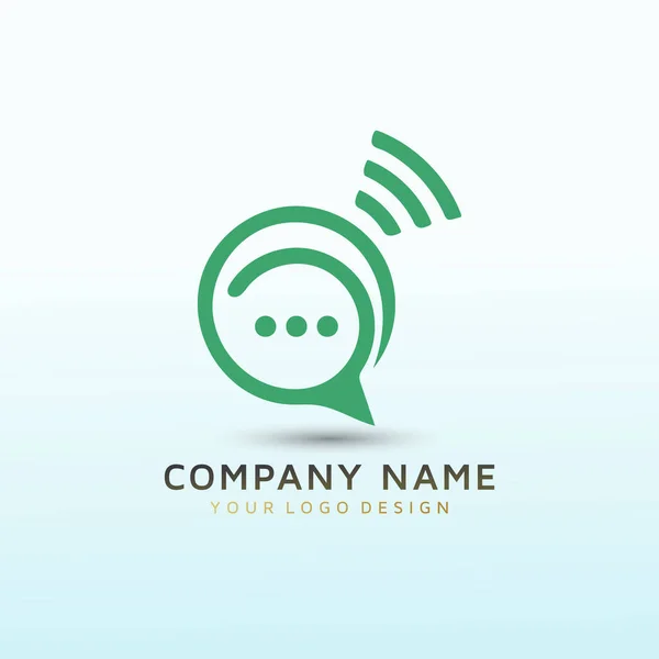 Cloud Services Corporate Logo Design — Stock Vector