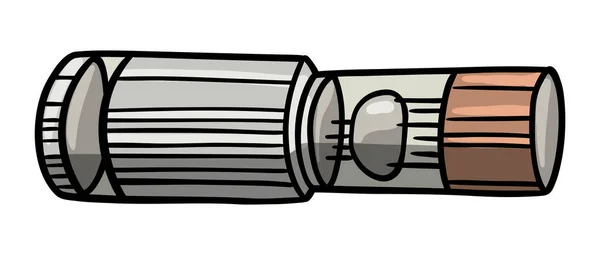 Вінтажна Трубка Телевізійної Камери Намальована Вручну Ілюстрація — стоковий вектор